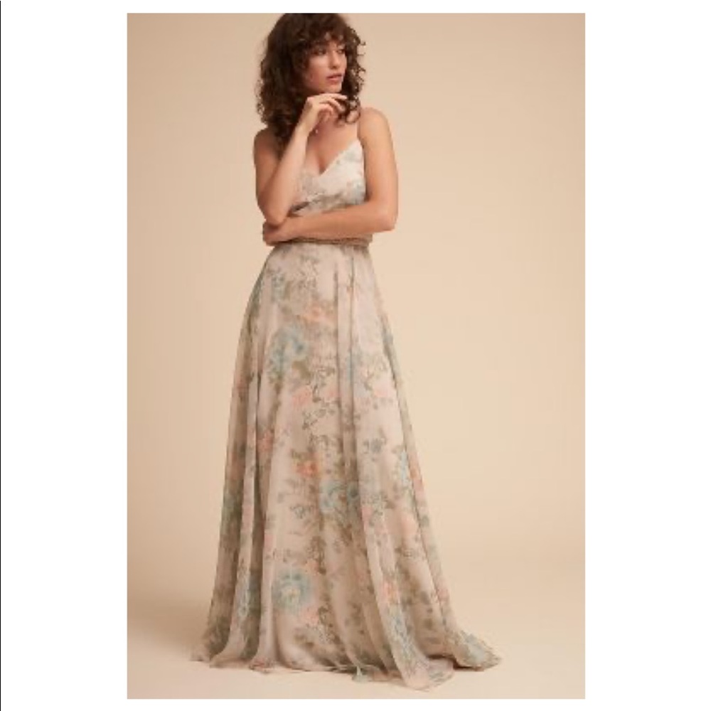 Jenny Yoo Inesse Dress in Peony Promenade